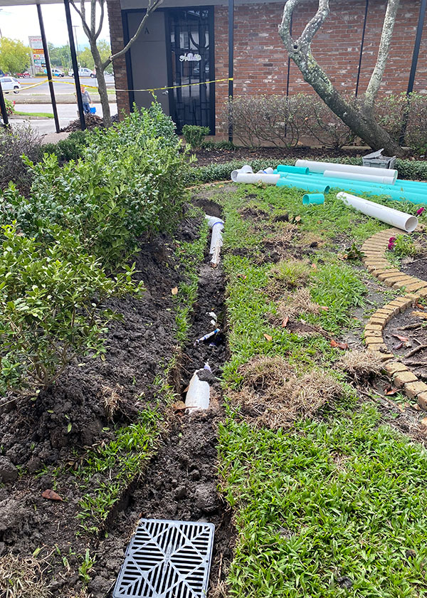 Gutter & Downspout Drainage example 5